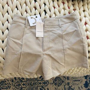 Commense High Waisted Mini Trouser Shorts